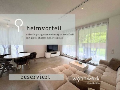 RESERVIERT | Heimvorteil Radolfzell – Stilvolle 3-Zimmer-Gartenwohnung mit Platz, Charme