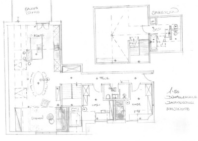 Außergewöhnliche Dachgeschoss Maisonette Wohnung