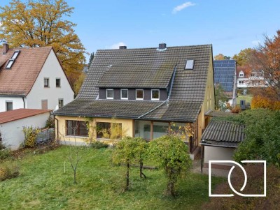 Traumgrundstück! Gepflegtes Ein-/Zweifamilienhaus mit Gartenidylle in naturnaher Lage