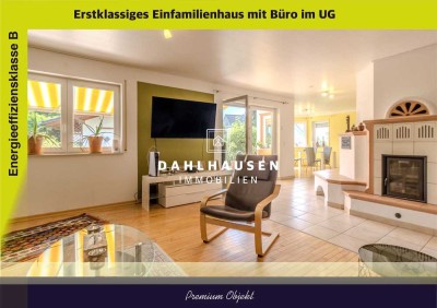 Erstklassiges EFH mit separatem Eingang und Büro (WE) im Untergeschoss