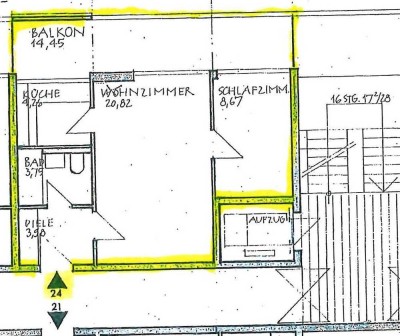 Vollständig renovierte 2-Zimmer-Wohnung mit Einbauküche in Burghausen