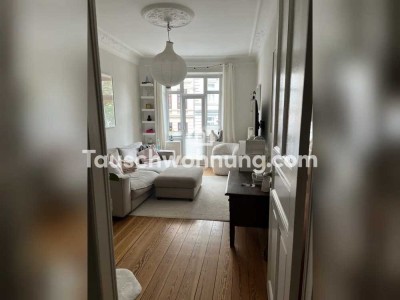 Tauschwohnung: Gepflegte 3-Zi-Altbauwohnung in Hohenfelde | 3 Balkone