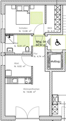 Stilvolle 2,5-Raum-Wohnung in Süderbrarup