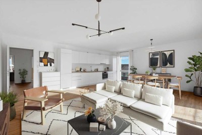 Traumhafte 4-Zimmer-Wohnung mit Balkon und Einbauküche | kurzfristig verfügbar!