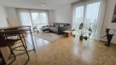 Helle, möblierte 3-Zimmer-Wohnung mit Balkon & Wohlfühlatmosphäre – zur Zwischenmiete (1 Jahr)