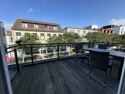 Provisionsfrei: Charmante Wohnung mit Dachterrasse im Zentrum von Norderney