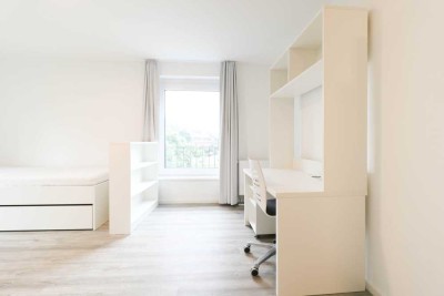 Top Lage in Düsseldorf! 1-Zimmerwohnung auf 25 m² inkl. moderner Möblierung!