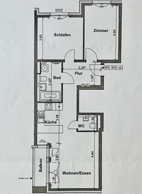 Erstbezug mit Balkon: Geschmackvolle 3-Raum-Wohnung mit geh. Innenausstattung in Hamburg Rahlstedt