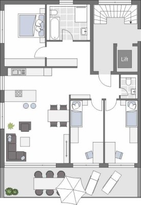 Platz zum Entfalten: Familienfreundliche 4-Zimmer-Wohnung mit großem Balkon