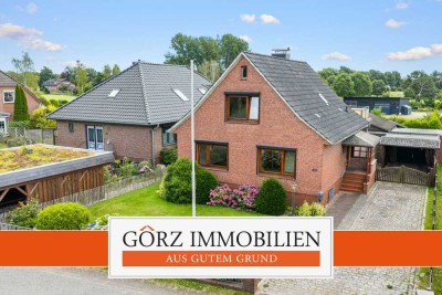 Raum für Kreativität in Feldrandlage: Rotklinkerhaus mit Potenzial für Gewerbe und Hinterbebauung