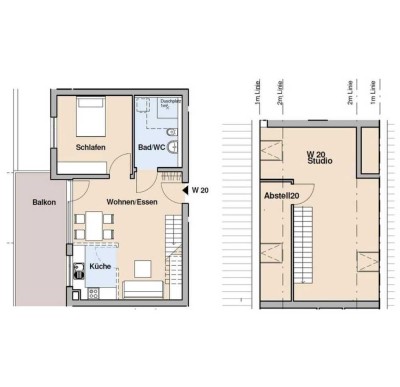 Neuwertige Maisonette-Wohnung mit drei Zimmern und Balkon in Ofterdingen