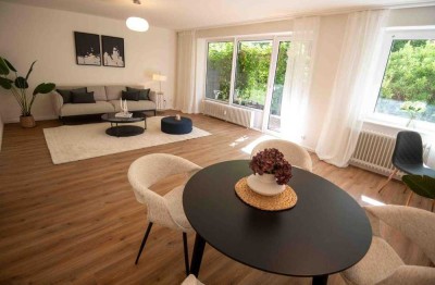 Modernisierte, 2-3 Zi. EG-Whg. mit bezaubernder Terrasse und TG-Stellplatz in HH-Lokstedt