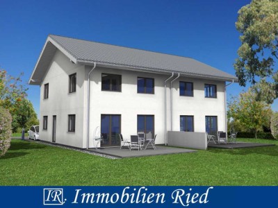 Neubau einer modernen und schlüsselfertigen Doppelhaushälfte, schön gelegen in Huglfing nahe Murnau