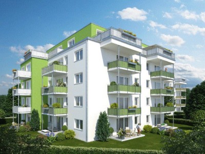 Helle 2-Zi.-Wohnung mit TG-Parkplatz nahe Interspar