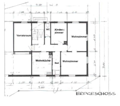 3-Zimmer-Wohnung Altbau Hochparterre in Besigheim