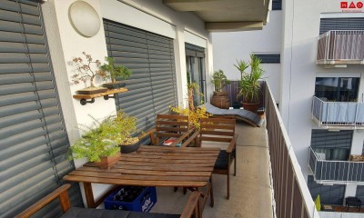 Einladende 2-Raum Wohnung mit XXL-Balkon!