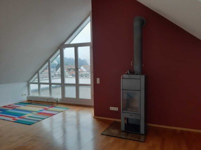 Helle 2-Zimmer Maisonette-Wohnung mit Dachterasse und Balkon in Wehr