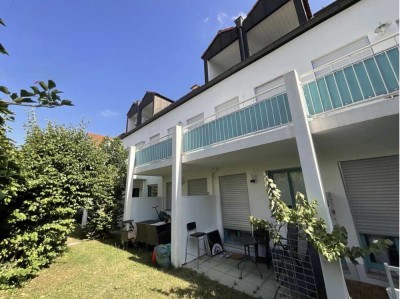 Gepflegte 1-Zimmer-EG-Wohnung mit eingewachsener Süd-Terrasse