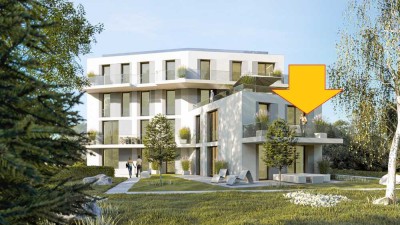Exklusive Südbalkonwohnung mit innovativem, umweltbewusstem Heizkonzept