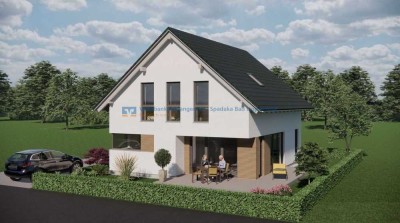 Neubau Einfamilienhaus in KfW 40 Standard mit Grundstück