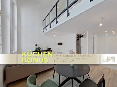 ++ EXKLUSIVER KÜCHENZUSCHUSS: Traumhafte 2-Zimmer-Maisonette-Wohnung im Wohnquartier DREILINDEN L...