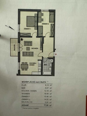NACHMIETER FÜR 77 m² WOHNUNG GESUCHT