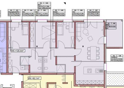 moderne Neubau-Wohnung, barrierefrei, 4 Zimmer, 2 Bäder mit Dusche