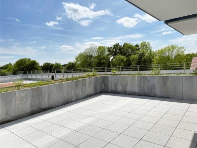 Neubau 2024: Exklusive Dachterrassen-2-Zimmerwohnung mit U-/S-Bahn-Anbindung