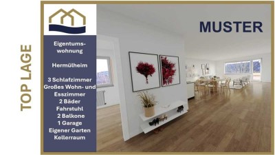 **Viel Platz für die ganze Familie** Großzügige Eigentumswohnung mit Blick über Hermülheim