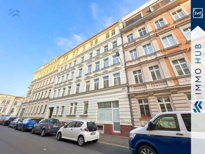 ++ 2.300 € / m² - direkt an der Weißen Elster - Vemietete Zwei-Raum-Wohnung in Plagwitz ++