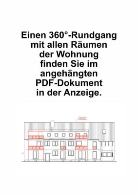 3 Zimmer + Wohnküche und eigenem Garten, zentral aber ruhig, Erstbezug nach Kernsanierung