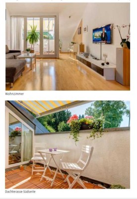 Helle, möblierte ruhige 2-Zi. Dachgeschosswohnung
