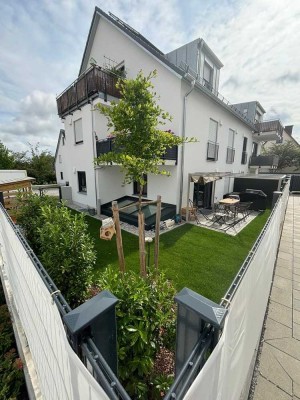 **Etagen Wohnung mit Terrasse und Garten nach KFW-40 Standard sofort verfügbar