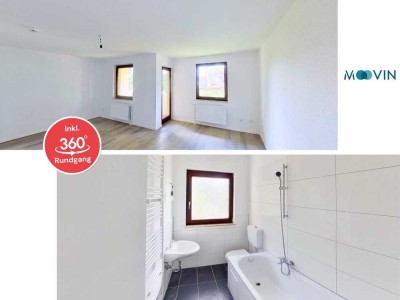 **Nur mit WBS ab 60 Jahren"HELLE und GEMÜTLICHE 1-Zimmer-Wohnung mit BALKON und TOP MODERNEM TAGE...