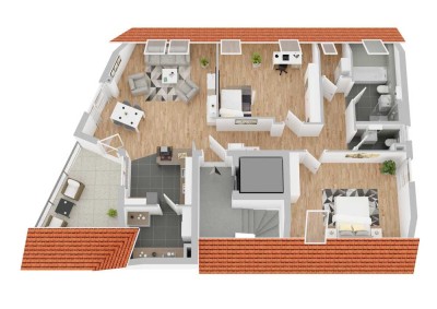 Stilvolle Kapitalanlage oder eleganter Rückzugsort – DG-Wohnung Nr. 10 im KP40
