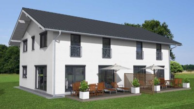 Waldrandlage! Zwei KFW 55 Öko Neubau-Doppelhaushälften im beliebten OT Steigenberg
