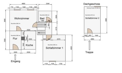 Günstige, einfache, 3-Zimmer-Doppelhaushälfte mit EBK bei 79341 Kenzingen