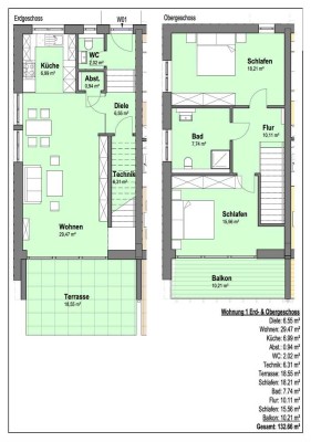 Erstbezug mit Balkon: Stilvolle 3-Zimmer-Wohnung mit gehobener Innenausstattung in Lage