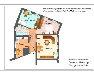 Schöne 3-Raum-Wohnung mit Tageslichtbad – in Riesa