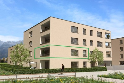 Neubautraum im Hatlerdorf! 3-Zi-Wohnung mit Loggia zu vermieten! Top A3