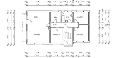 5 Zimmer Wohnung mit Balkon und Blick auf die Reben