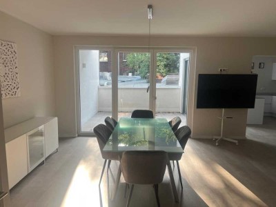 stilvolle 3-Zimmer-Wohnung modern, luxuriös möbliert  fussläufig zum Rhein