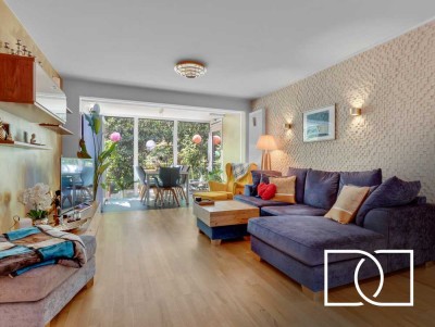 Exklusive barrierefreie Gartenwohnung mit Terrasse, Wintergarten und Designküche – ruhig und zentral