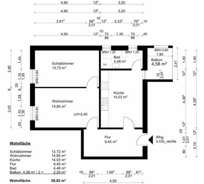 Stilvolle 2-Raum-Wohnung in Rosenheim mit Blick auf den Inn zu verkaufen