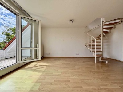 Charmante 2-Zimmer-Maisonette-Dachgeschosswohnung in modernem 5-Parteien-Haus zu vermieten!