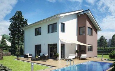 Architektenhaus mit Pultdach auf schöner Baulücke in Zwickau!