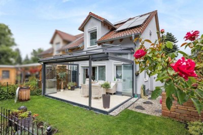 Gepflegte Doppelhaushälfte mit hochwertigem Glas-Wintergarten in Kirchdorf a.d. Amper