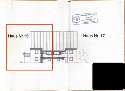 + Hinterhaus DHH mit großem Garten - PKW-Stellplatz - überdachte Terrasse & Balkon +