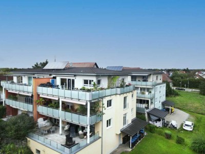 Schönes 3,5-Zimmer-Penthouse in naturnaher Lage mit großer Dachterrasse