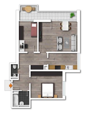 Renditestark und zukunftssicher: 3-Zimmer-Wohnung mit Alpenblick, für späteren Eigenbezug